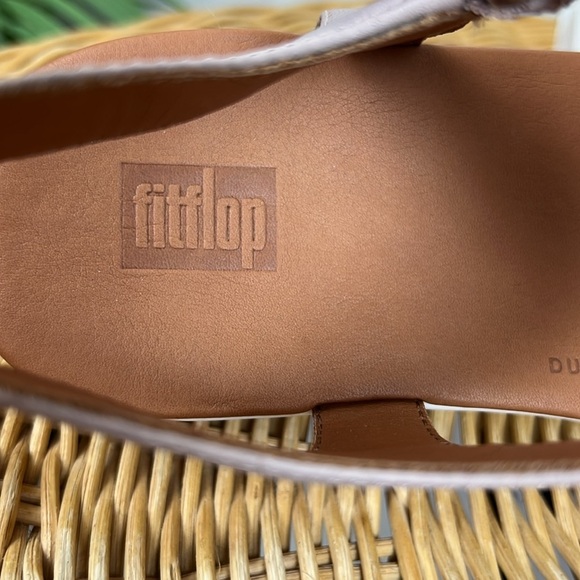 New Fitflop Cova II Closed Toe Sandal Leather 6.5 Mink - Picture 6 of 12